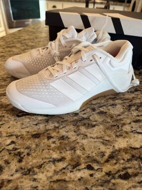 Adidas Dropset 4 Trainer Womens White Training Shoes Size 8.5 New